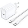 Vention FAHWF-EU Cargador de Pared USB-C 25W Compatible con Carga Superrápida y PD 3.0